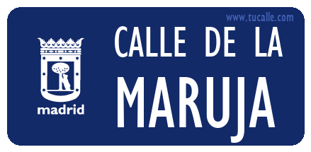 cartel_de_calle-de la-maruja_en_madrid